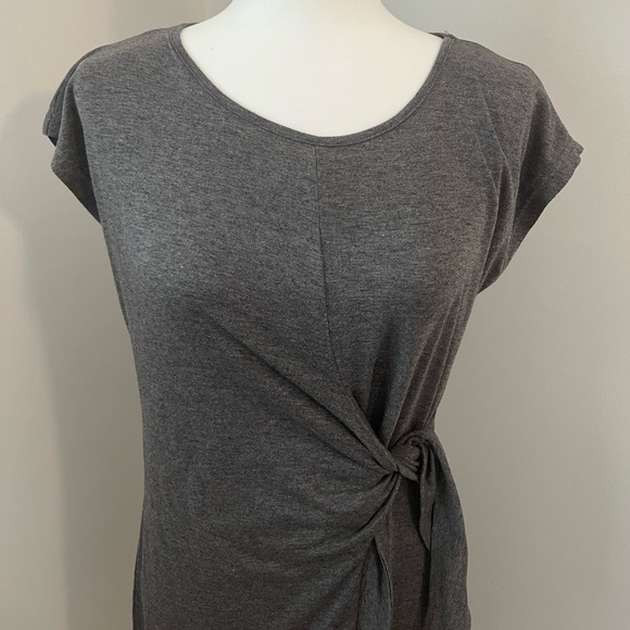Side tie dress grey size medium - Picture 4 of 4